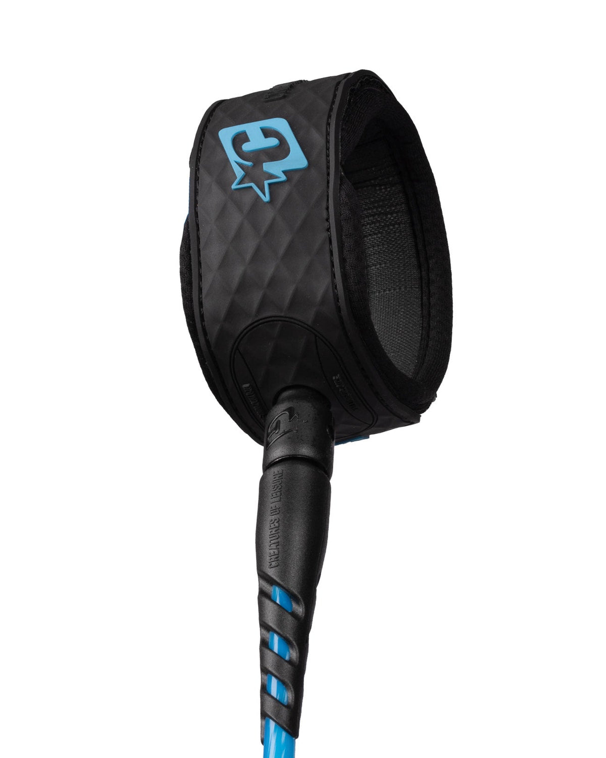 Creatures Reliance 2.0 Standard Duty Leash Cyan Twist Black