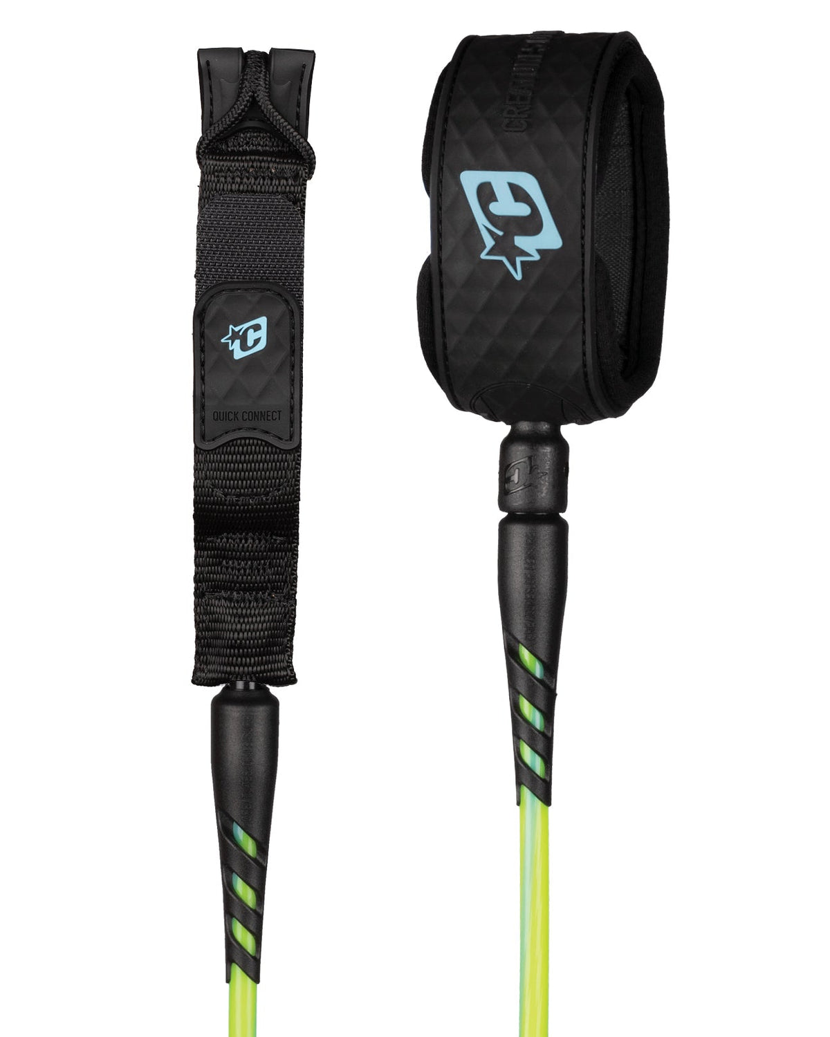 Creatures Reliance 2.0 Standard Duty Leash Pine Lime Twist Black