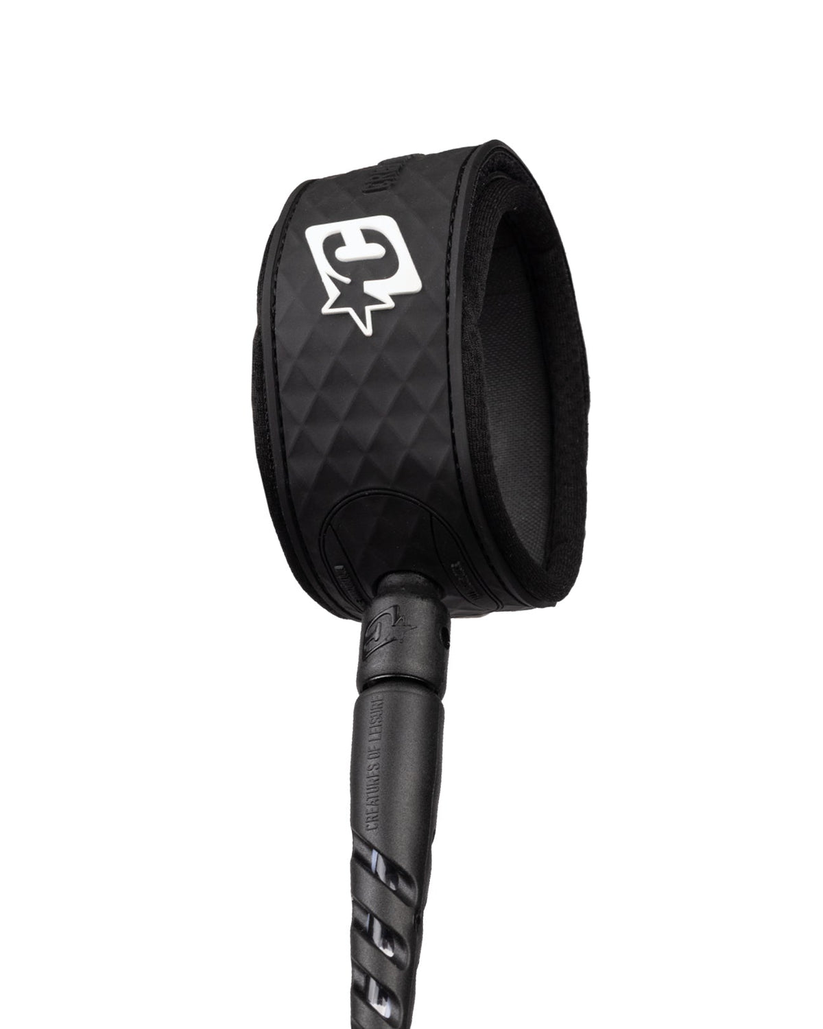 Creatures Reliance 2.0 Standard Duty Leash Clear White Twist Black