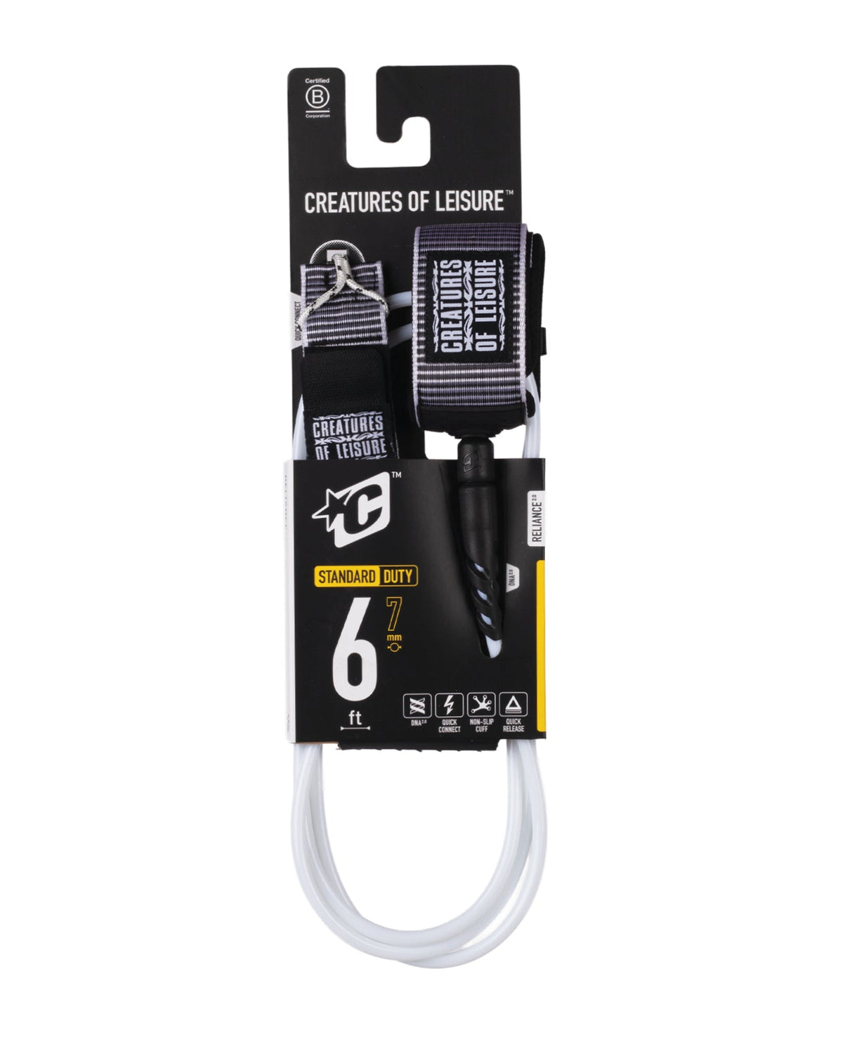 Creatures Reliance 2.0 Standard Duty 6ft HardWear Leash in 7FT, side view