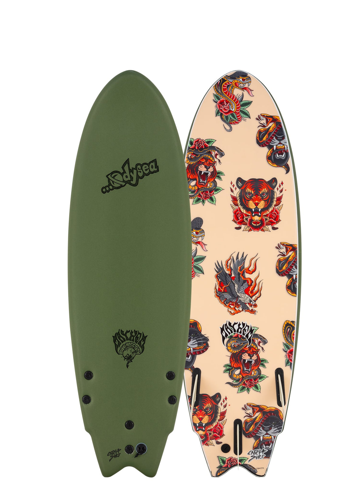 Catch Surf Odysea x Lost RNF 5'5 Military Green