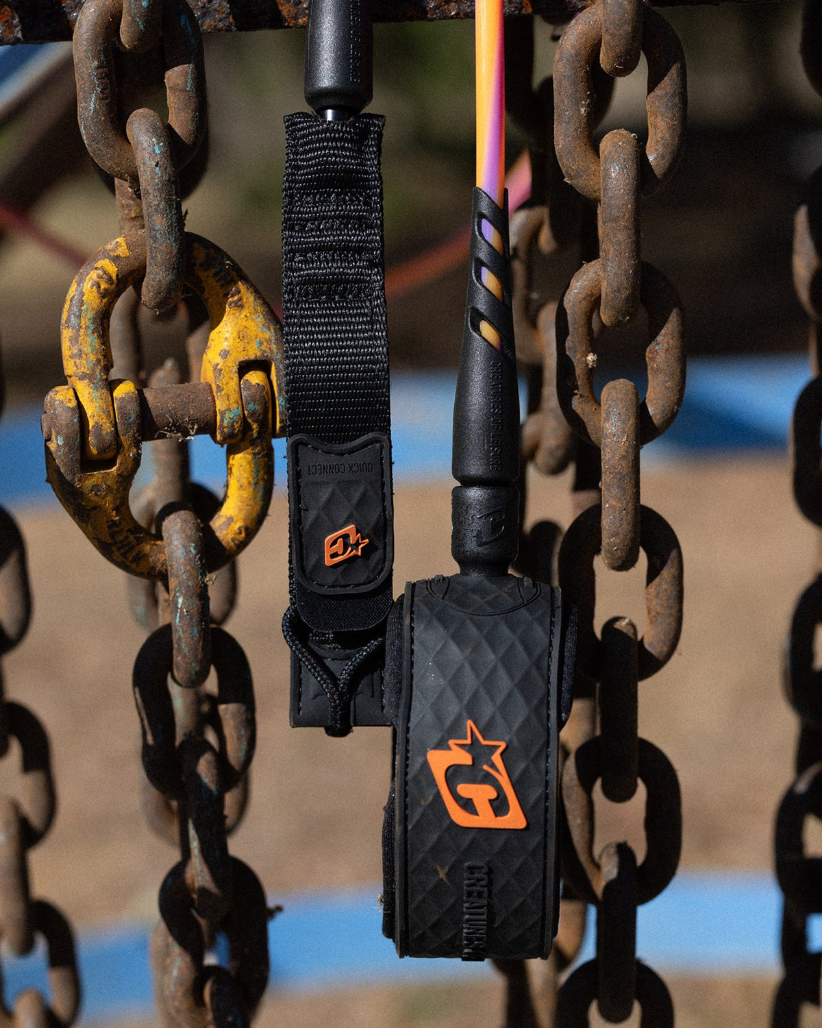 Creatures Reliance 2.0 Standard Duty Leash Cyan Twist Black
