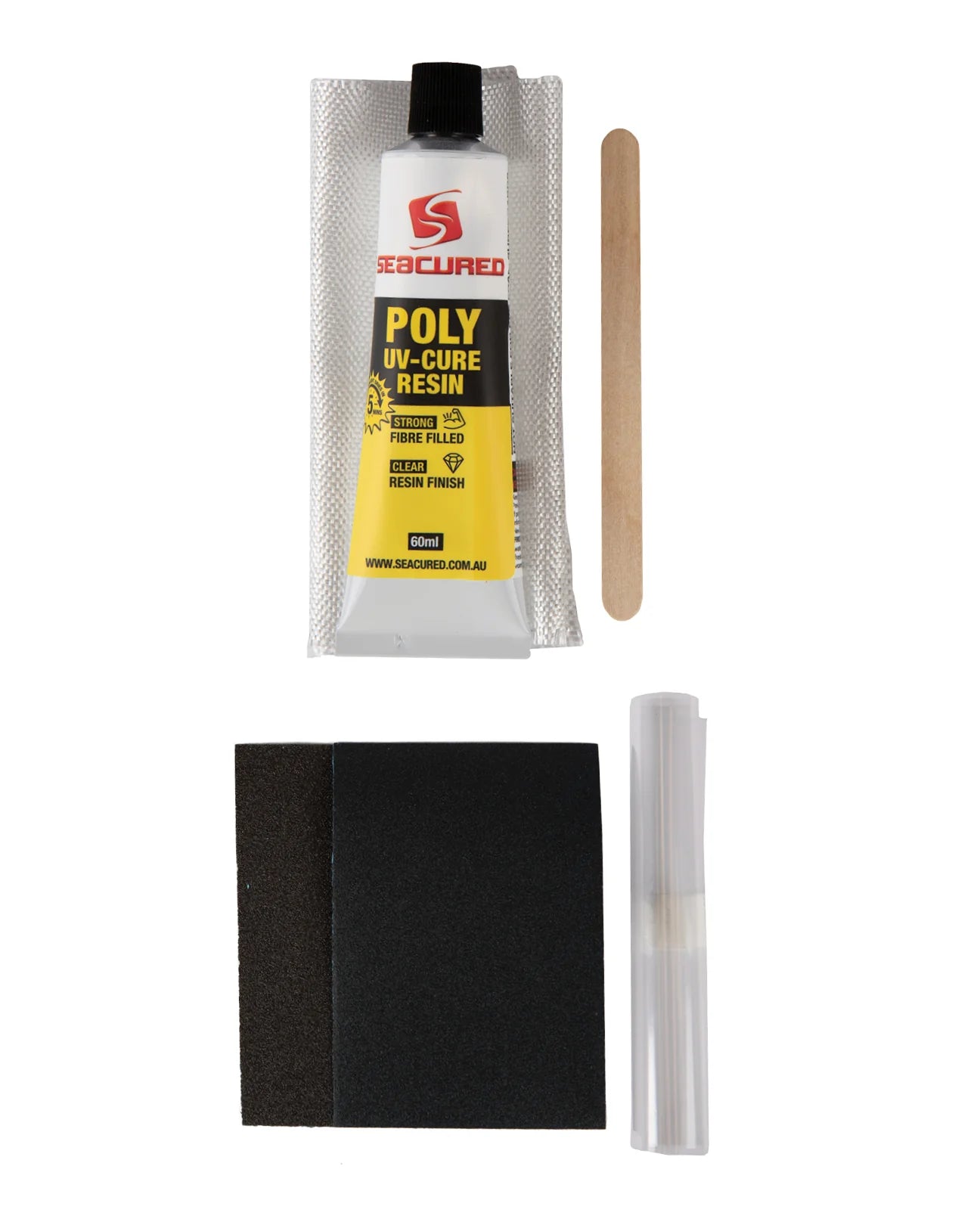 Seacured / Poly UV-Cure Repair Kit - Board Store SeacuredSolarez  