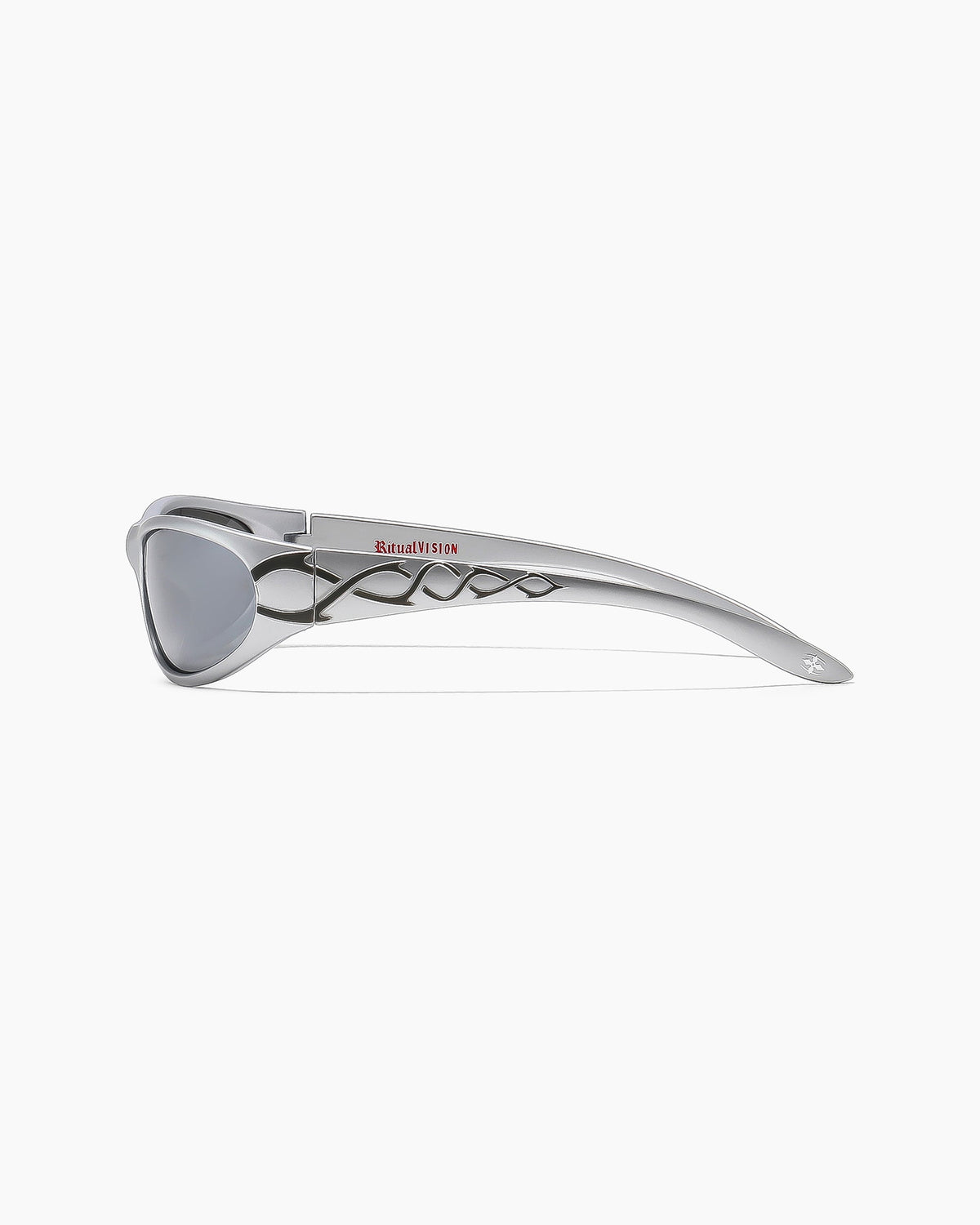 RITUAL VISION - PIRANHA KISS - MATTE CHROME / SILVER REFLECTIVE POLARISED