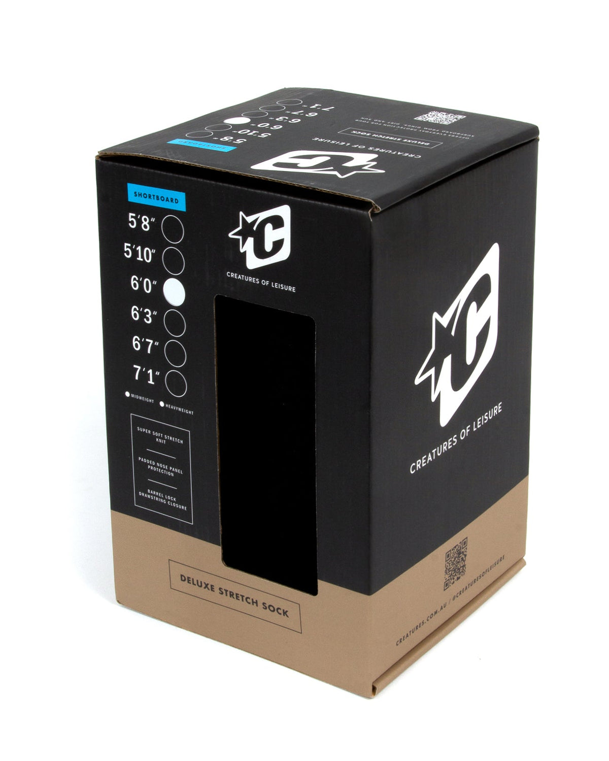 Creatures Shortboard Icon Sox Black