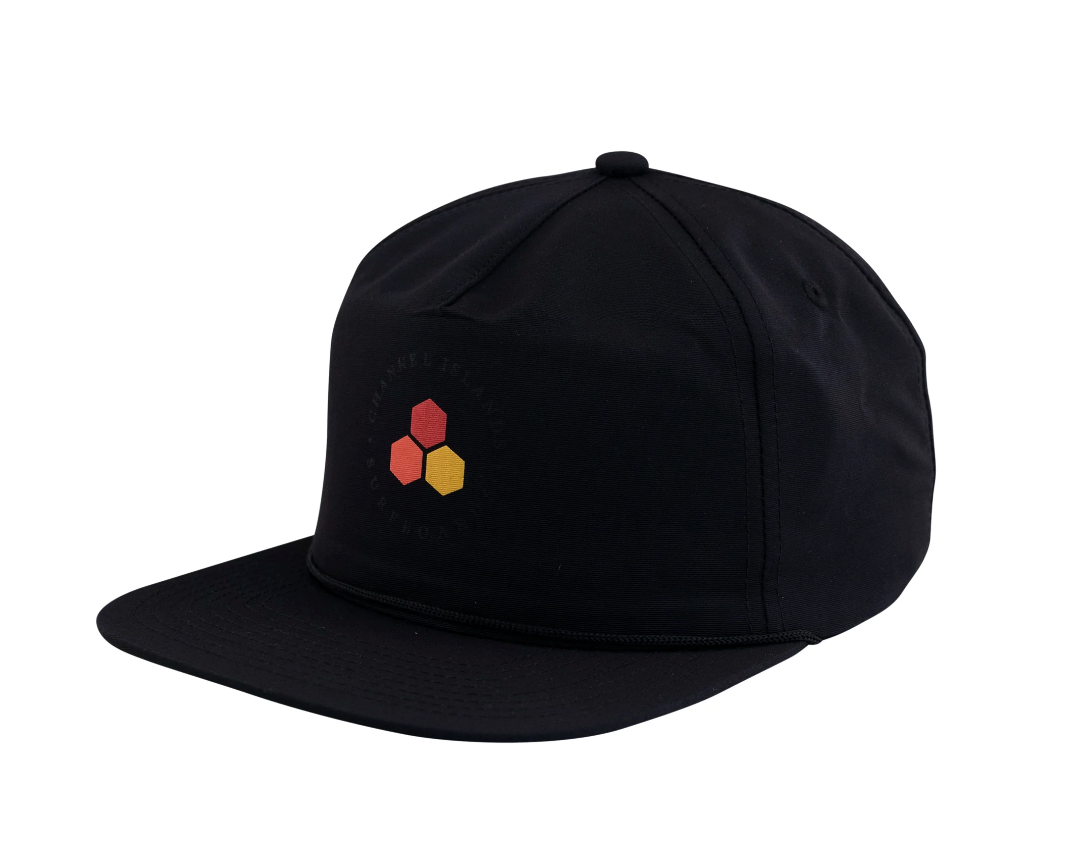 Channel Islands Hex Circle Cap - Black - Board Store Channel IslandsHat  