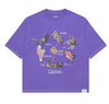 Listen -Sounds Of Australia tee - Purple