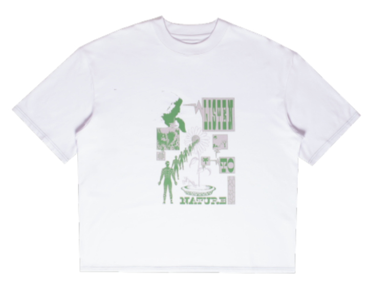 Listen - To Nature Tee - White - Board Store LISTENShirt  