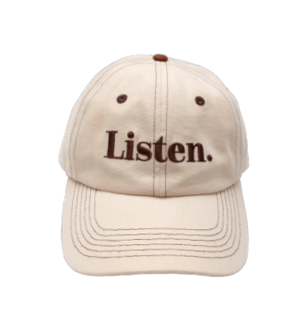 Listen - 6 Panel hat - Board Store LISTENHats  