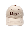 Listen - 6 Panel hat