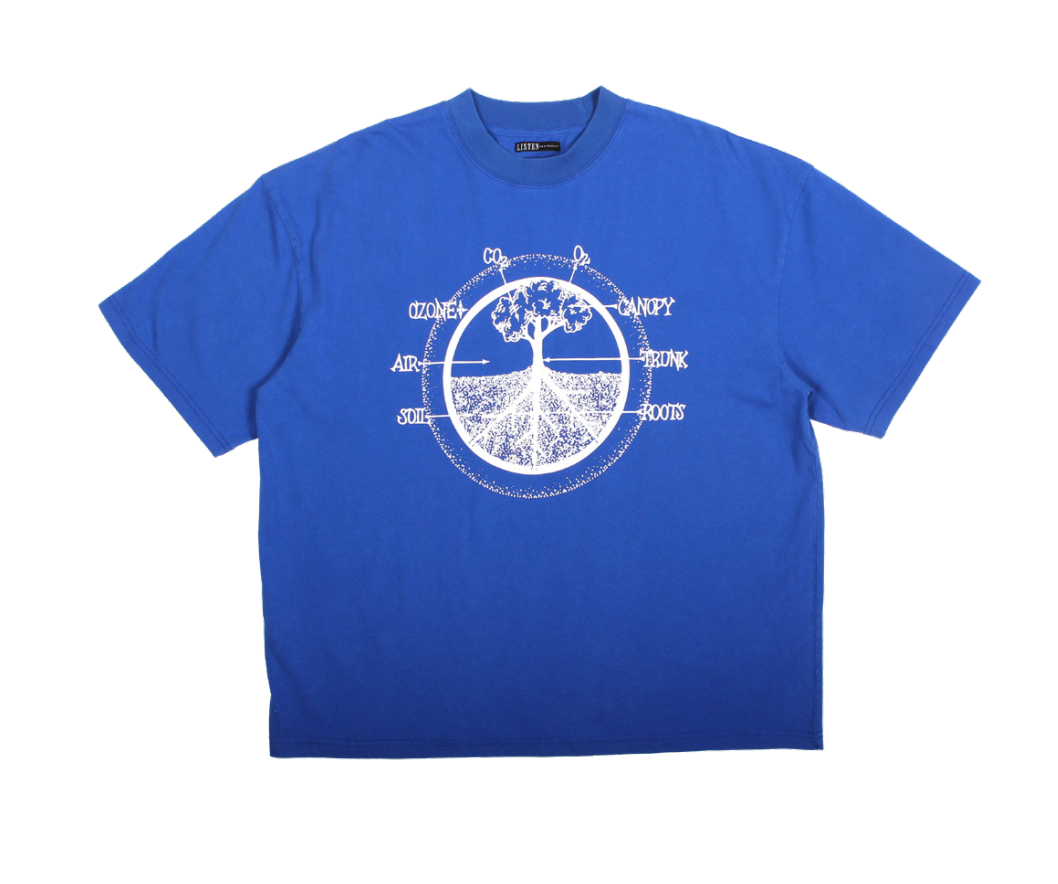 Listen - TREE TEE - Washed Blue - Board Store LISTENShirt  