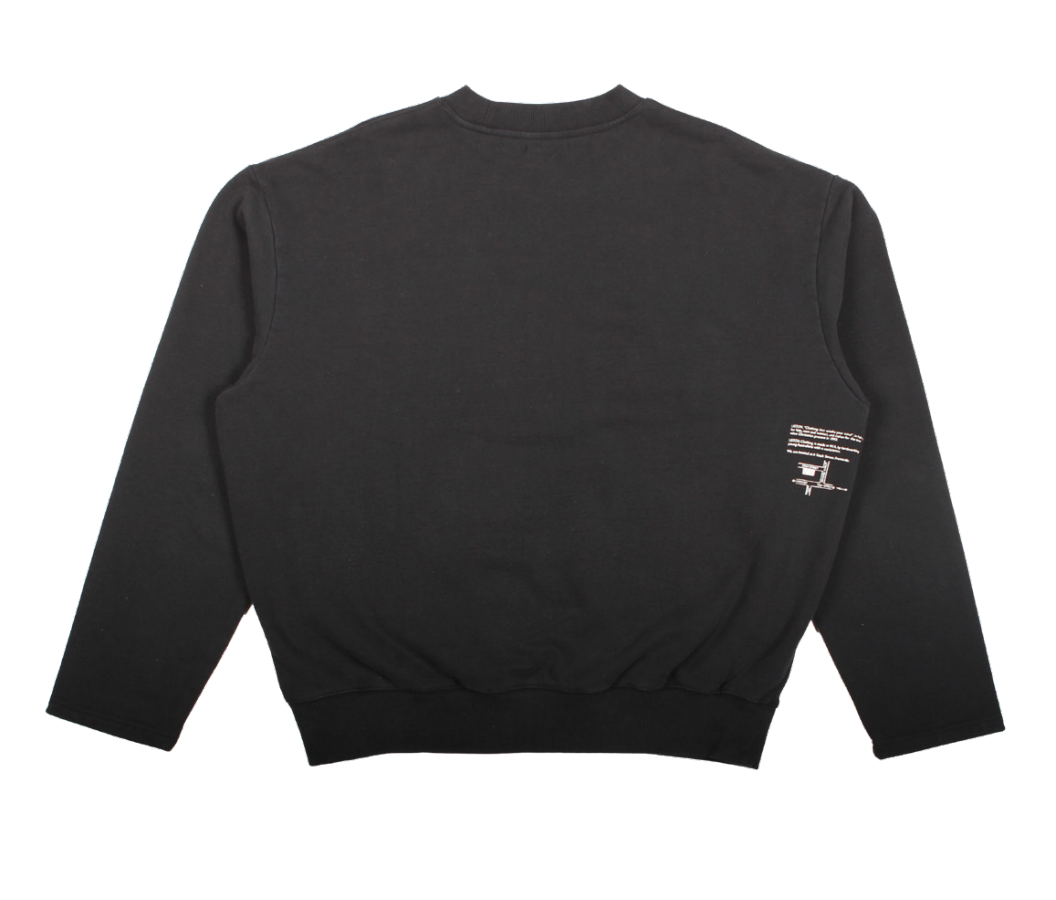 Listen - ARCHIVE SWEATER - Washed Black - Board Store LISTENShirt  