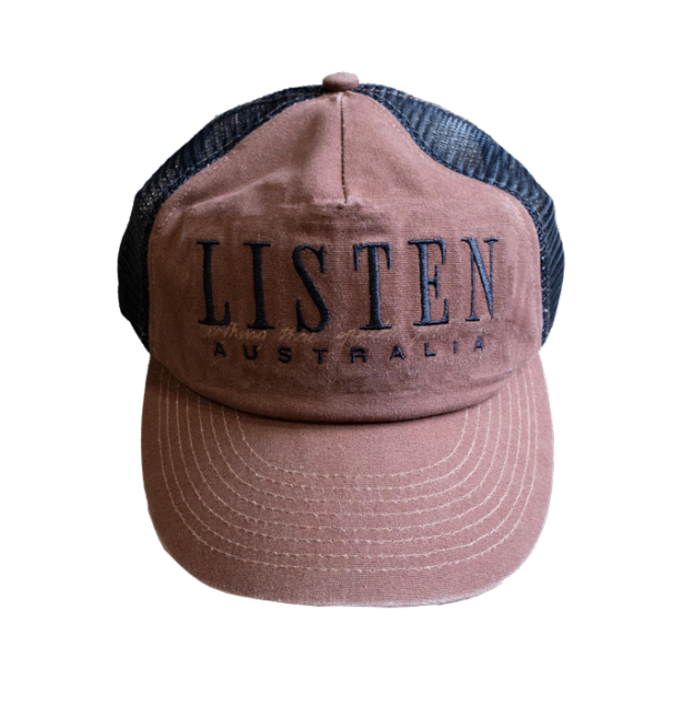 Listen - ARCHIVE CAP - Washed Brown - Board Store LISTENHats  