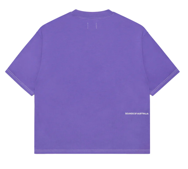 Listen -Sounds Of Australia tee - Purple - Board Store LISTENShirt  