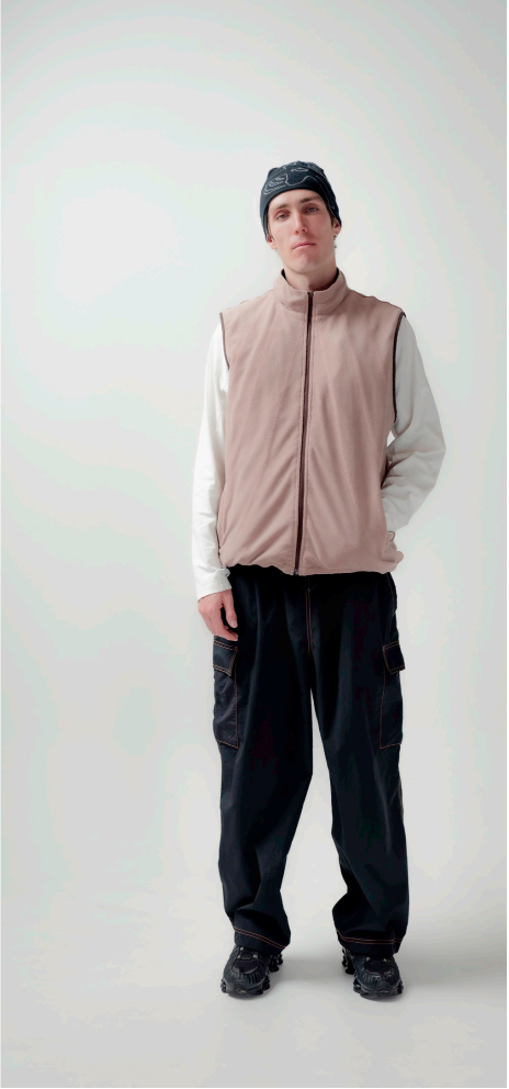 Listen - Eclipse Reversible Vest - Brown - Board Store LISTENVest  