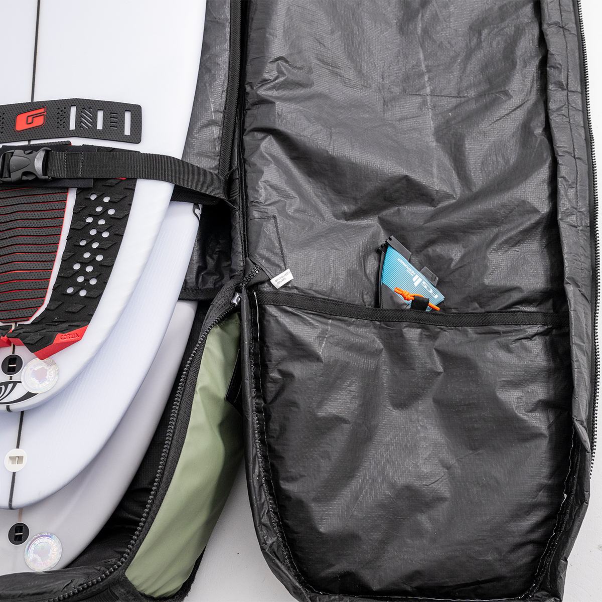FCS Travel 4 Shortboard Fish Cover Alpine