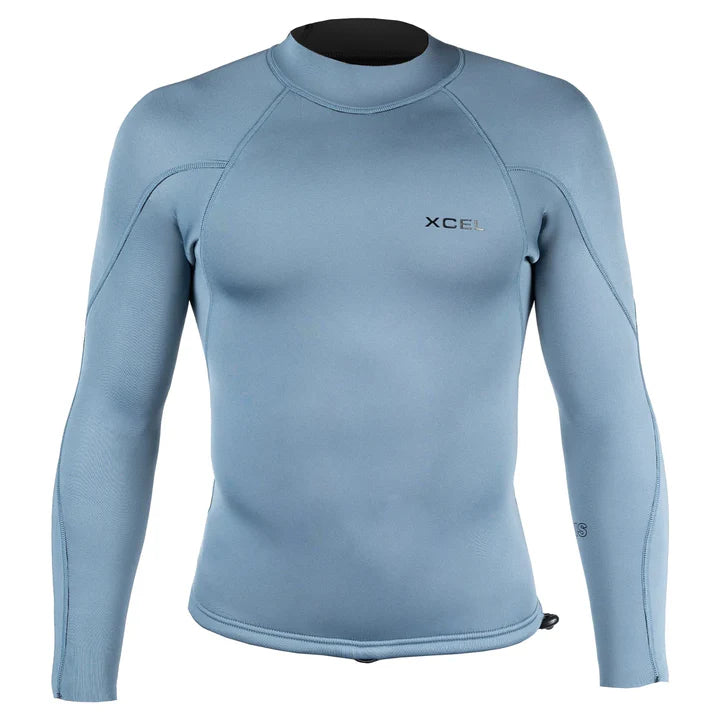 XCEL MENS AXIS LONG SLEEVE 2/1MM WETSUIT TOP