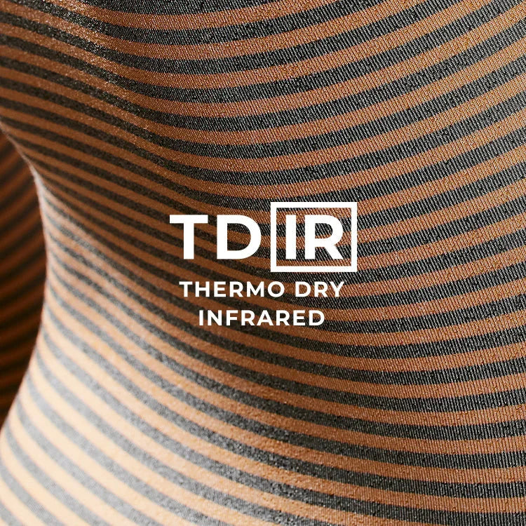Xcel Thermo Dry Infrared (TDIR) lining used in the Comp+ Long Sleeve Jacket