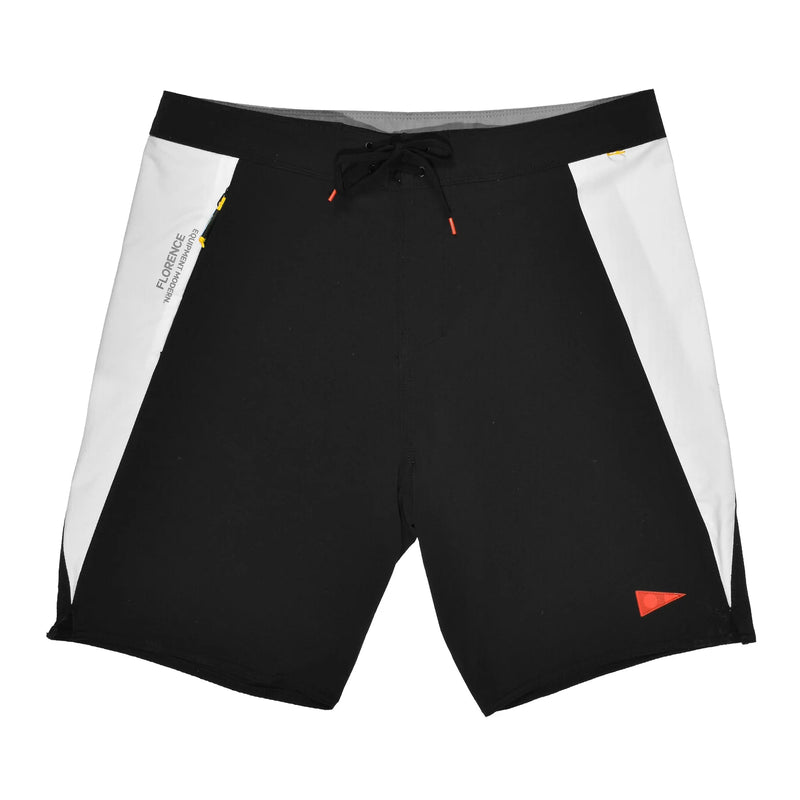 Florence - Burgee Cordura Boardshort - Black White - Board Store FlorenceSwimwear  