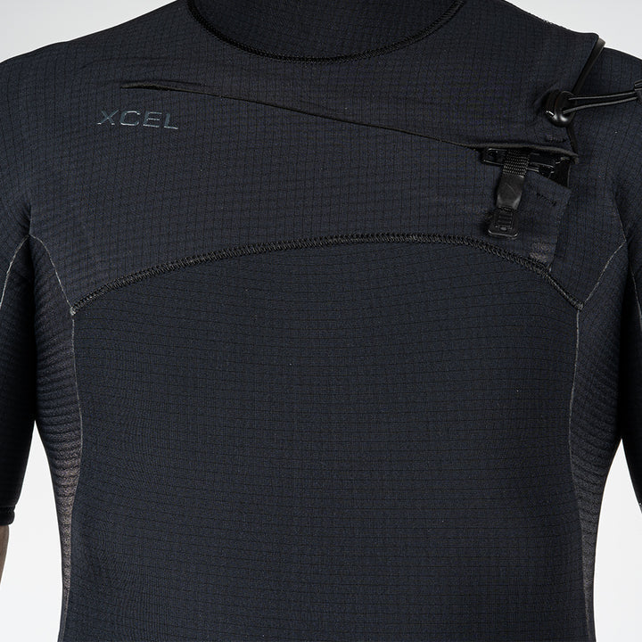 MENS XCEL COMP X SHORT SLEEVE STEAMER - CHEST ZIP - Board Store XcelWetsuits  