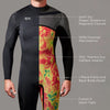 MENS XCEL COMP X 3/2mm FULL WETSUIT  - CHEST ZIP 2024