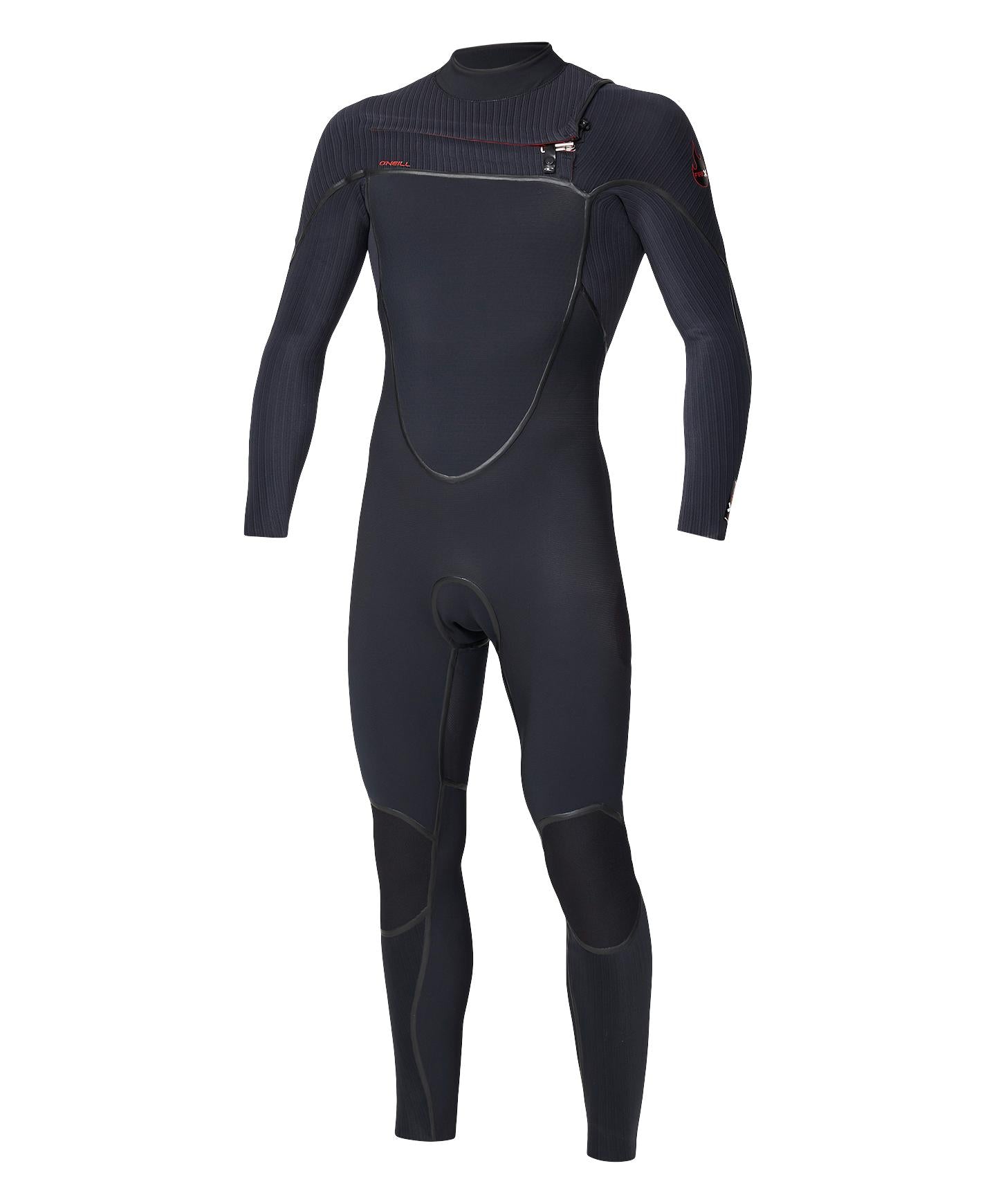 O'neill- Hyperfreak Fire X 4/3 (Chest Zip) - BLK/BLK/BLK - Board Store O'neillWetsuits  