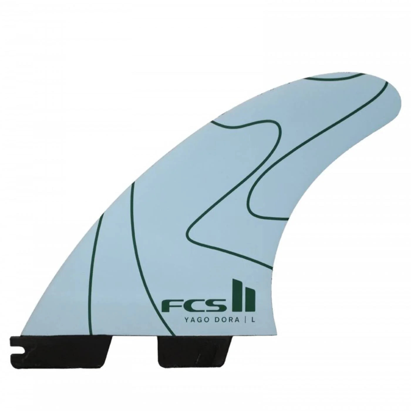 FCS II Yago Dora PG tri fins Flux