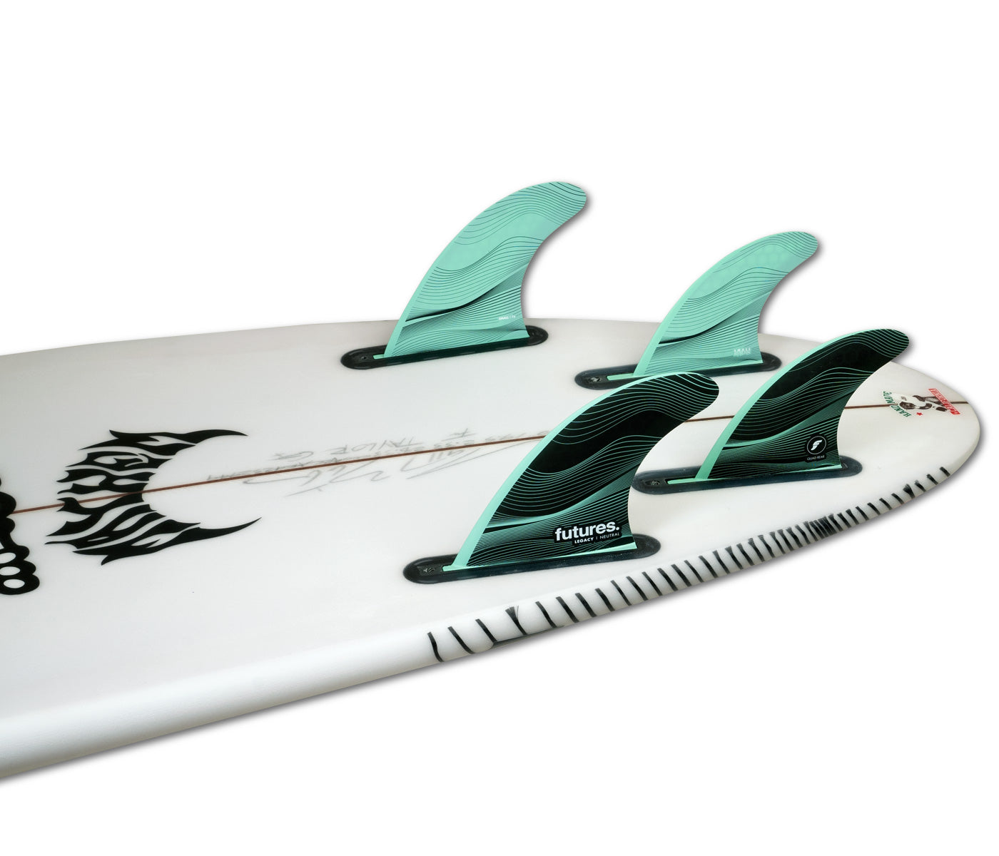F4 Legacy Quad - GREEN - Board Store FuturesFins  