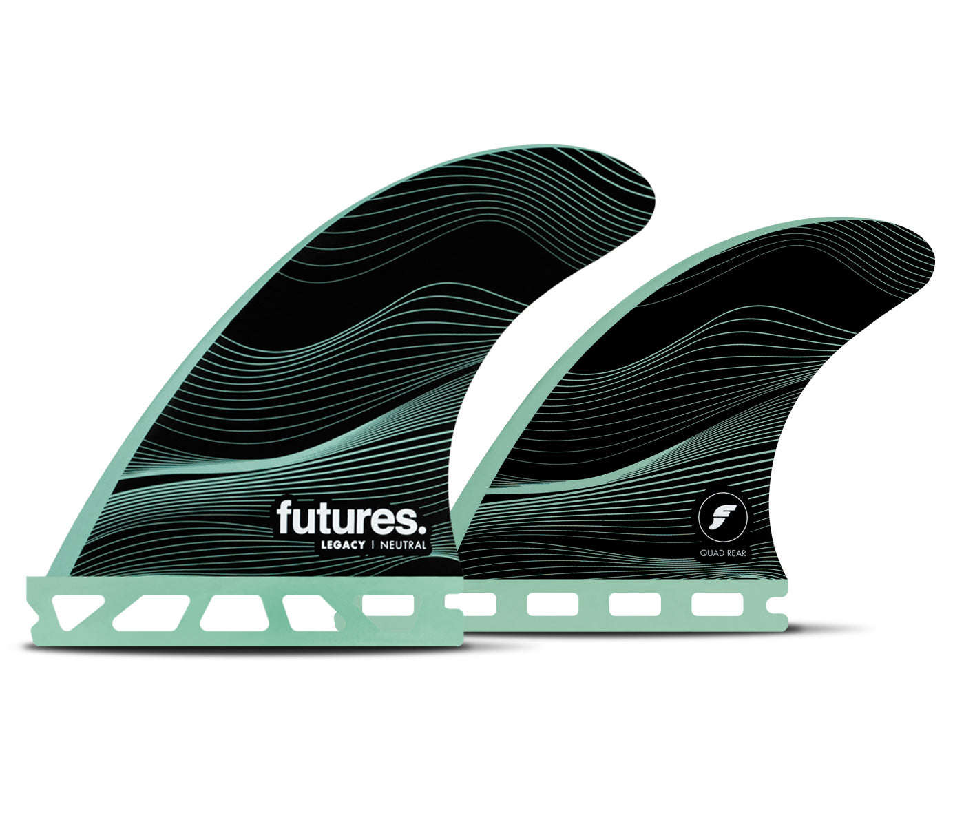 F4 Legacy Quad - GREEN - Board Store FuturesFins  