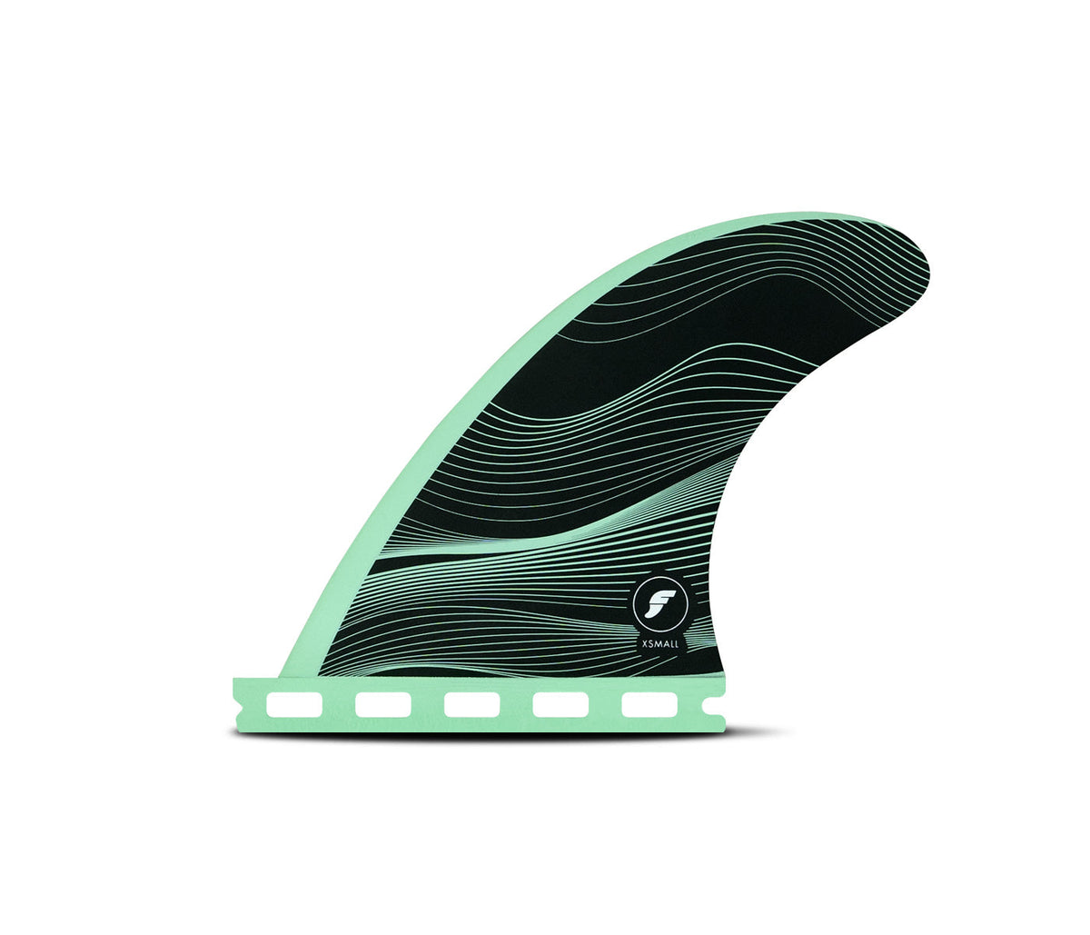 Futures Legacy Series Neutral Honeycomb Thruster in Green, F3 - X-SMALL centre fin