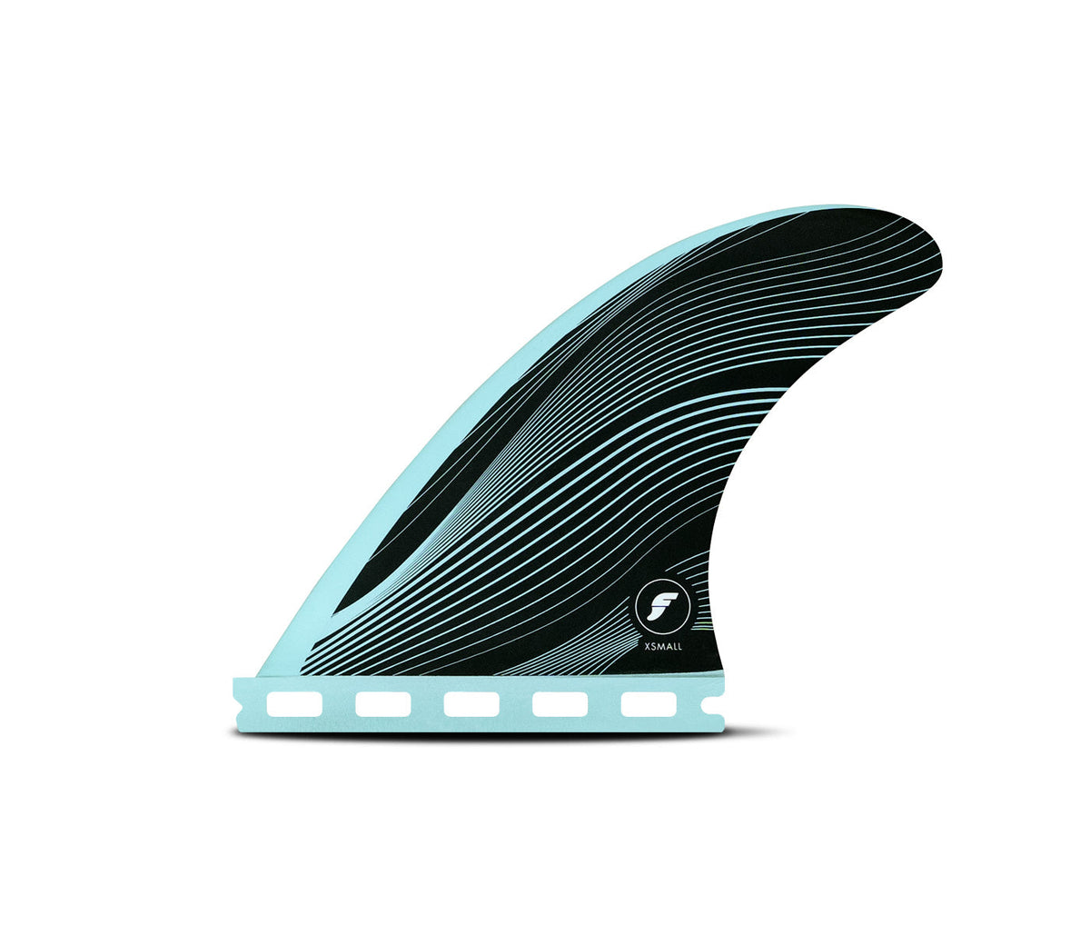 Futures Legacy Series Rake Honeycomb Thruster in Blue, R3 - X-SMALL centre fin