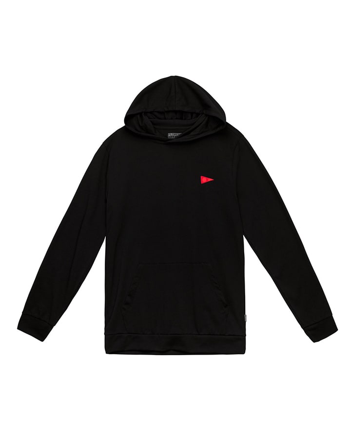 Florence Marine X - Burgee Recover Hooded Long Sleeve T- shirt  - Black - Board Store Florence Marine XShirts & Tops  