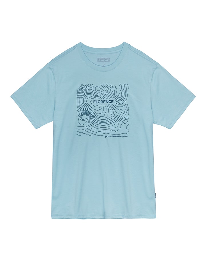Florence Marine X - Isobar Organic T- Shirt - Light Blue - Board Store Florence Marine XShirts & Tops  