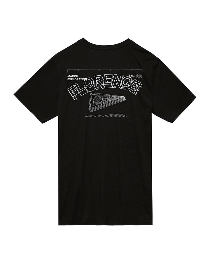 Florence Marine X - Wireframe Organic T- Shirt - Black - Board Store Florence Marine XShirts & Tops  
