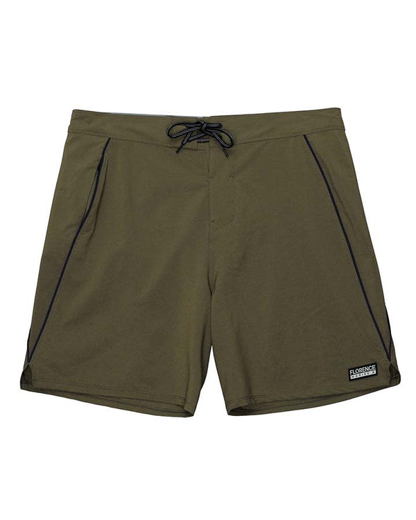 Florence Marine X - OUTLINE Boardshort / BURNT OLIVE | Board Store