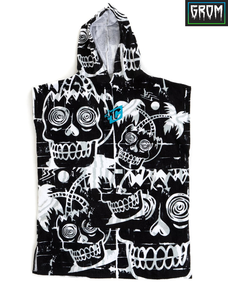 Creatures GROM PONCHO : BLACK WHITE - Board Store CreaturesAccessories  