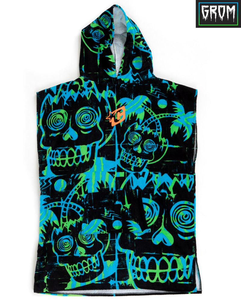 Creatures GROM PONCHO : CYAN GREEN - Board Store CreaturesAccessories  