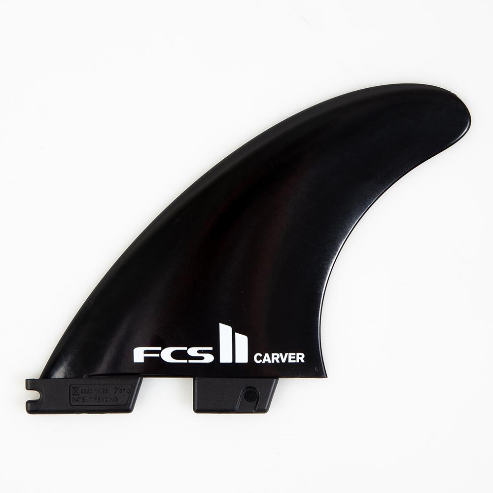 FCS II CARVER GLASS FLEX TRI FINS - Black - Board Store FCSFins  