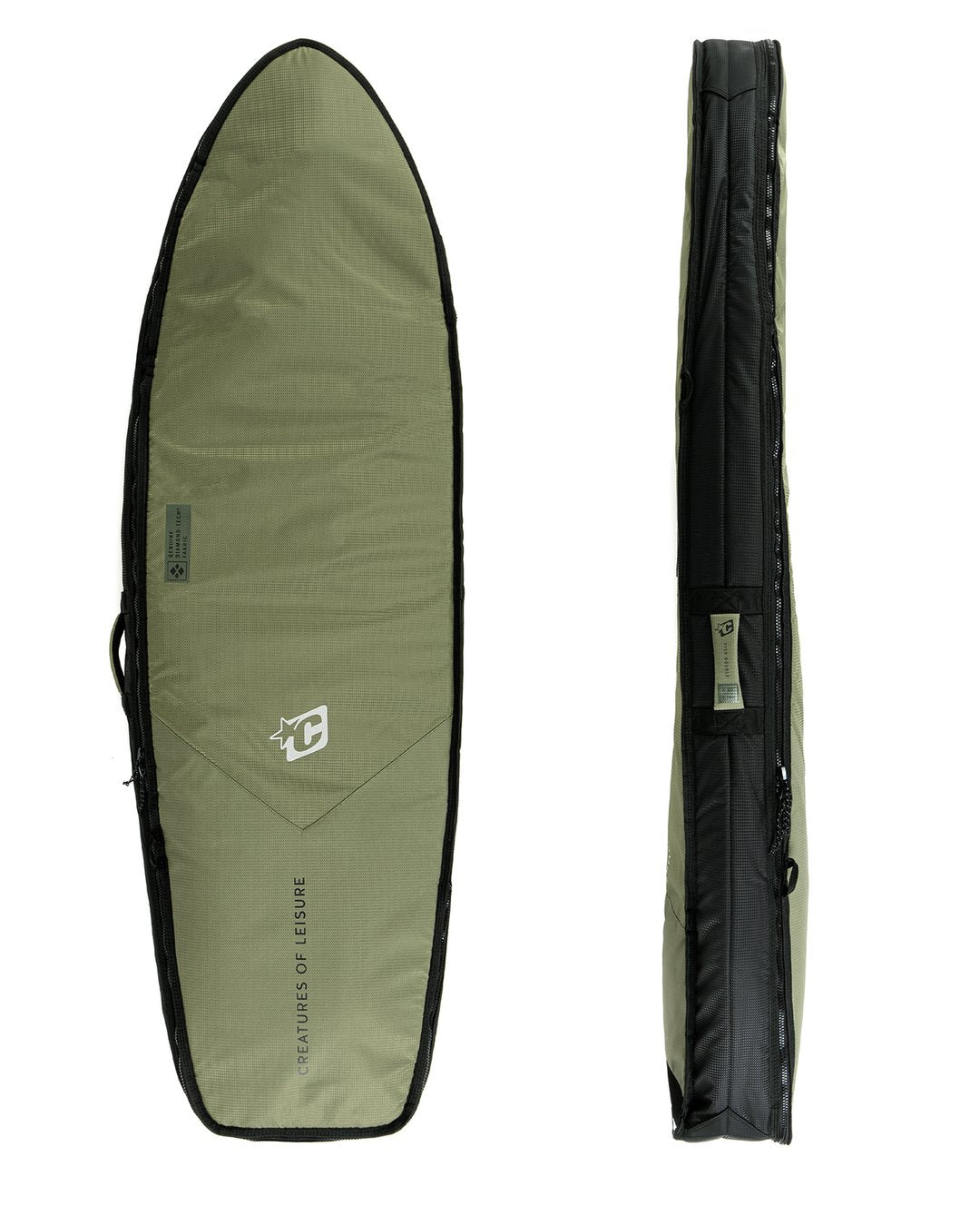 Creatures FISH DOUBLE DT2.0 5'10" : MILITARY BLACK - Board Store CreaturesBoardcover  