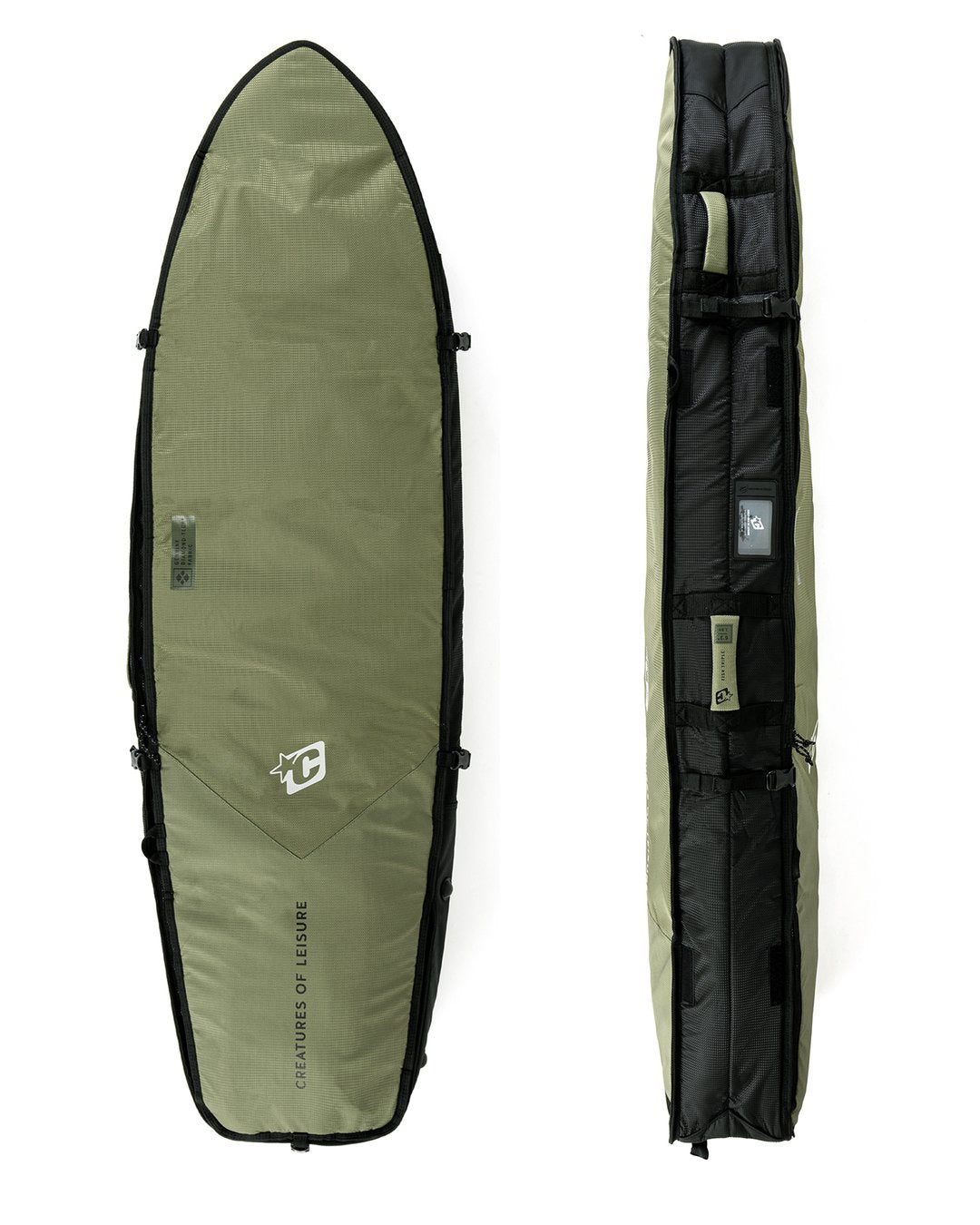 Creatures FISH TRIPLE DT2.0 6'3" : MILITARY BLACK - Board Store CreaturesBoardcover  