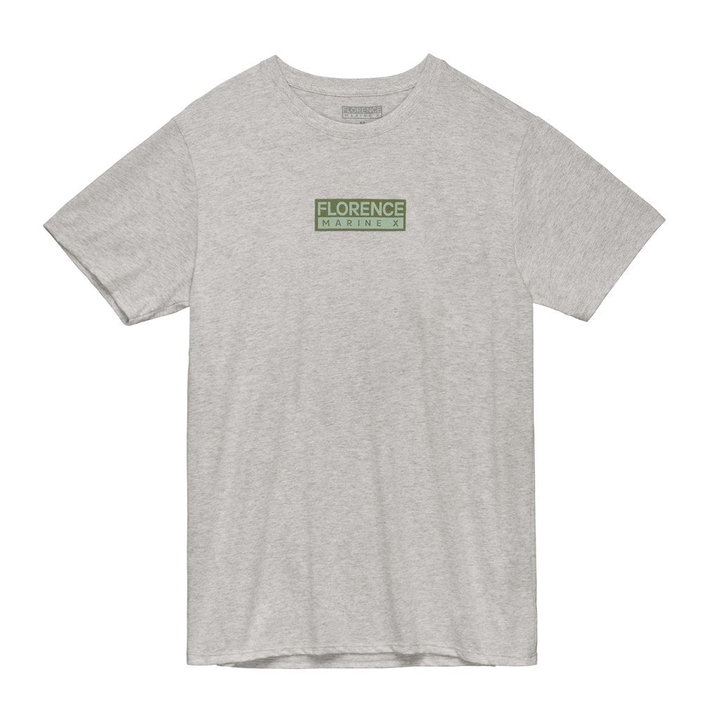 Florence Marine X - Logo Recover Tee / Grey - Board Store Florence Marine XShirts & Tops  