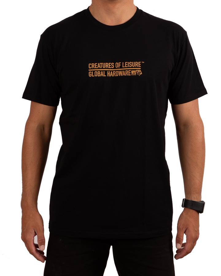 Creatures - GLOBAL HARDWARE S/S TEE : BLACK - Board Store CreaturesTee Shirt  