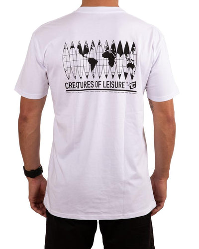 Creatures - GLOBAL HARDWARE S/S TEE : WHITE - Board Store CreaturesTee Shirt