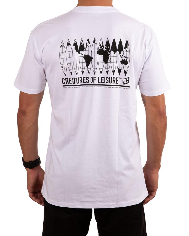 Creatures - GLOBAL HARDWARE S/S TEE : WHITE - Board Store CreaturesTee Shirt  