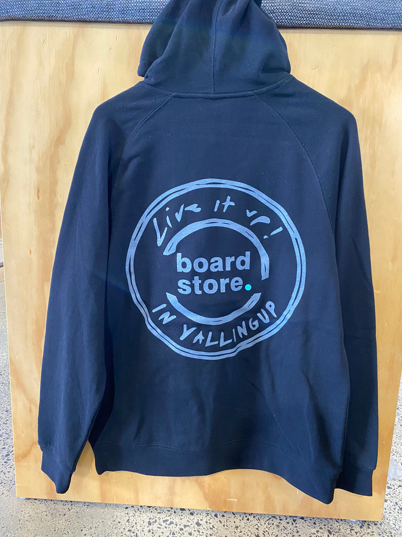 Boardstore 'live it up in yallingup' hood BLACK - Board Store Board StoreHoodie  