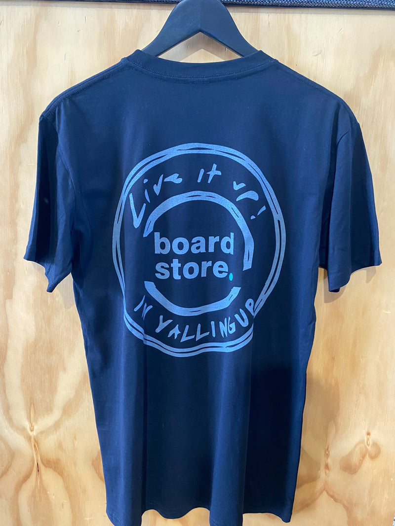 Boardstore 'live it up in yallingup' Tee (NEW)- BLACK - Board Store Board StoreTee Shirt  