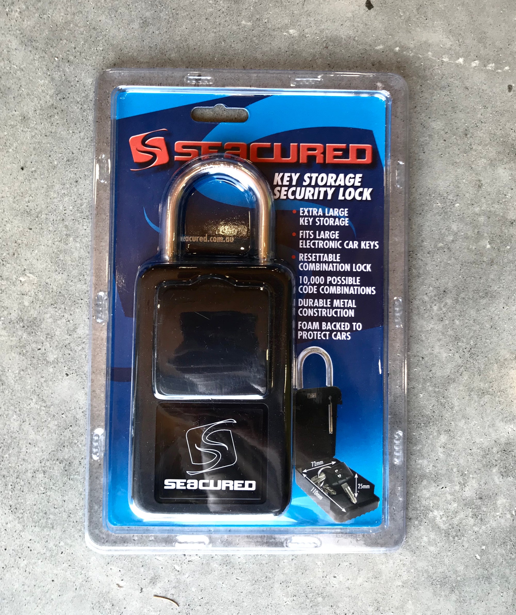 Seacured Key Storage Security Lock - Board Store Sea CuredAuto  