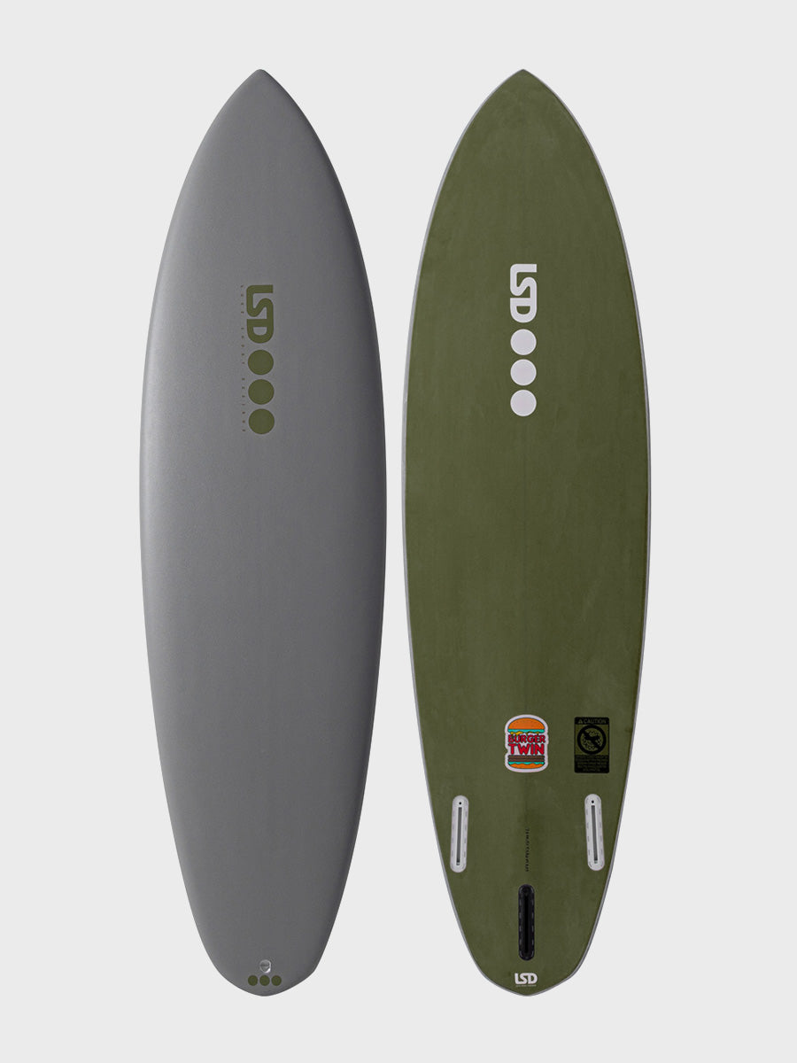 LDS EPOXY SOFT TOP // Burger Twin - Board Store LSDSoftboard  
