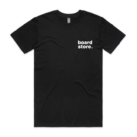 Boardstore Stacked Tee - Black - Board Store Board StoreTee Shirt  