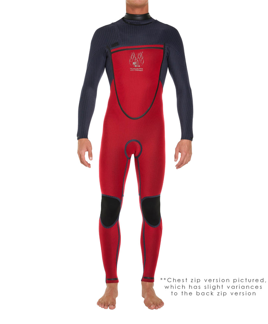 O'neill- Psycho Tech 3/2mm Steamer (Back Zip) Wetsuit - BLK/BLK/BLK - Board Store O'neillWetsuits  
